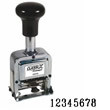 Fast& friendly service! This is a 8-band, 7 action Automatic, Self-Inking number stamp. It operates on consecutive, duplicates, triplicates or repeat documents.